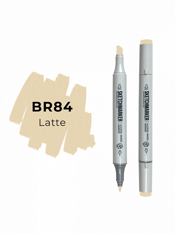Маркер двухсторонний на спиртовой основе Sketchmarker Цвет Латте 606x758