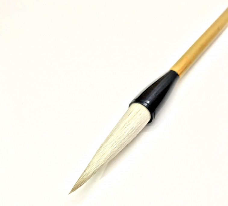 Кисть для каллиграфии HB-218-2, волос смешанный, ручка деревянная