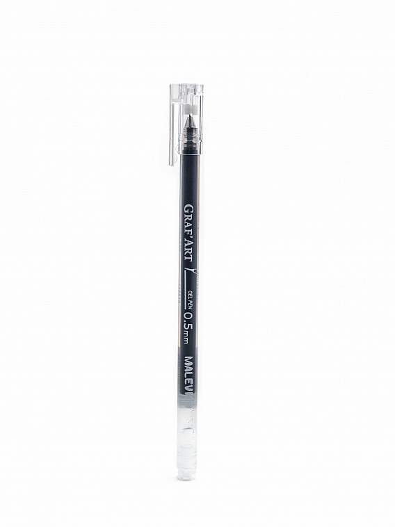 Ручка гелевая Малевичъ 0,5 мм, Черная