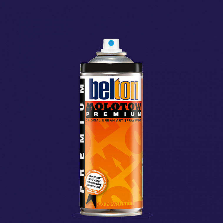 Аэрозольная краска Molotow Premium "belton" 400 мл #072 black violet 606x758