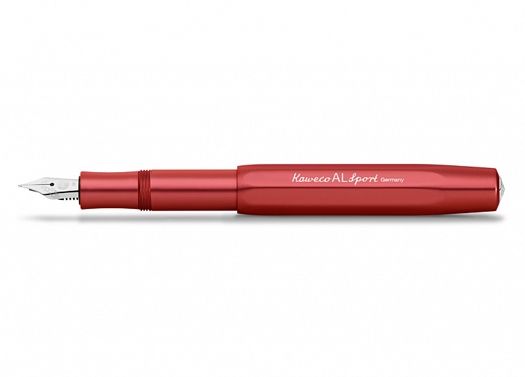 Ручка перьевая Kaweco AL Sport EF 0,5 мм, корпус красный 606x758