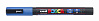 Маркер UNI "POSCA" PC-3ML, 0,9-1,3 мм, наконечник пулевидный, цвет синий с блёстками