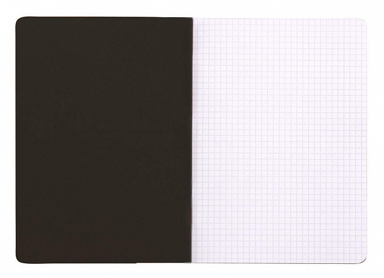 Тетрадь в клетку на скобах Clairefontaine "RHODIA" А5, 48 л, обложка черная