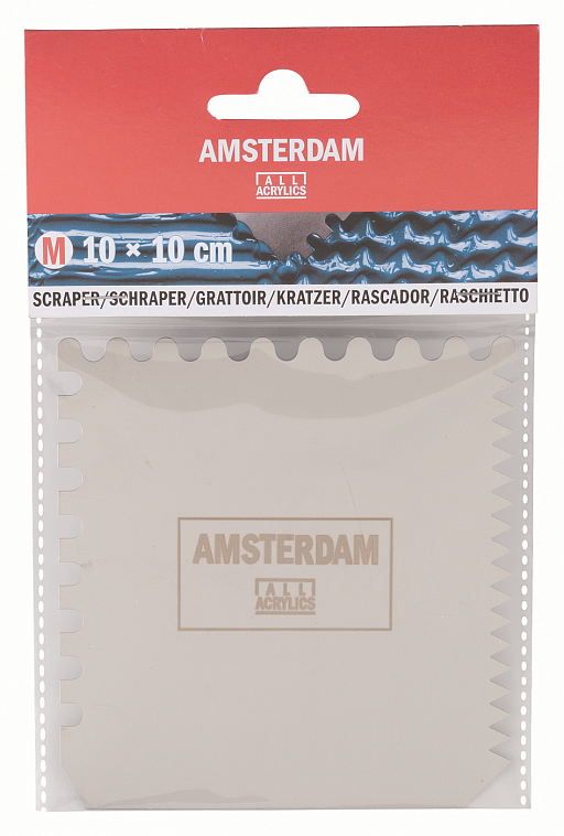 Шпатель металлический Talens "Amsterdam" 10*10 см