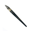 Кисть синтетика №10 круглая Leonard Aquarellys "872RO" короткая черная ручка с насечками 