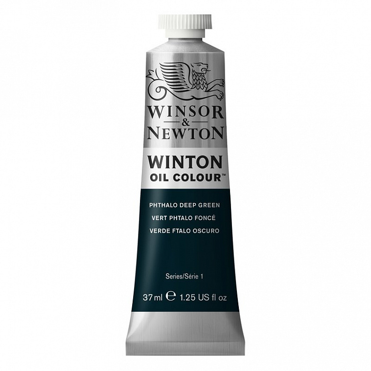 Масло Winsor&Newton "WINTON" 37 мл фтало-зеленый темный 606x758