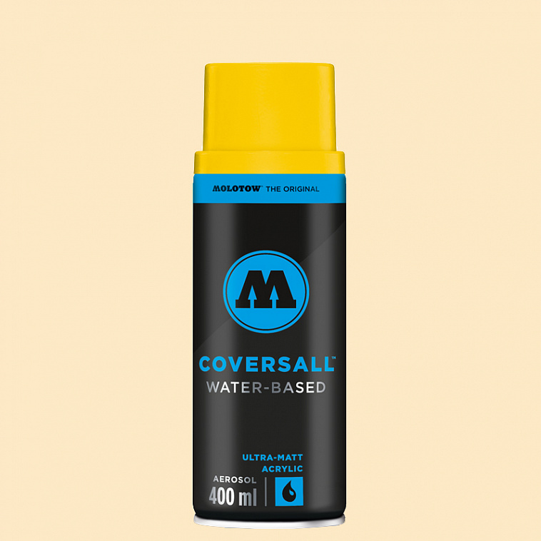 Акрил в аэрозоли Molotow "Coversall" 400 мл, Ivory light 606x758