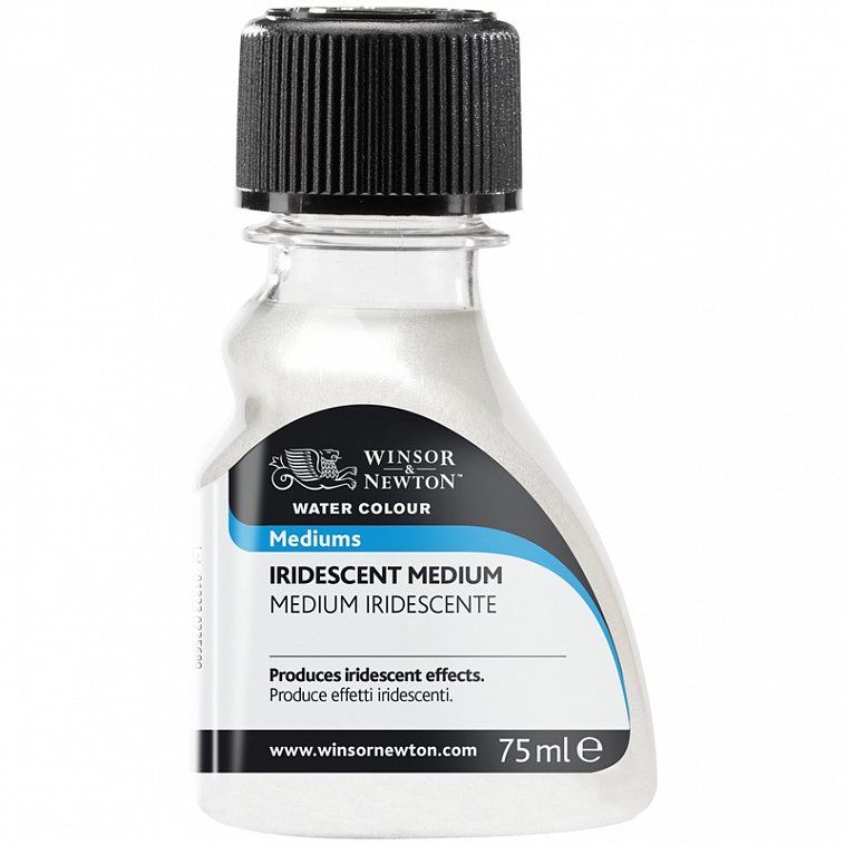 Медиум мерцающий для акварели Winsor&Newton 75 мл 606x758