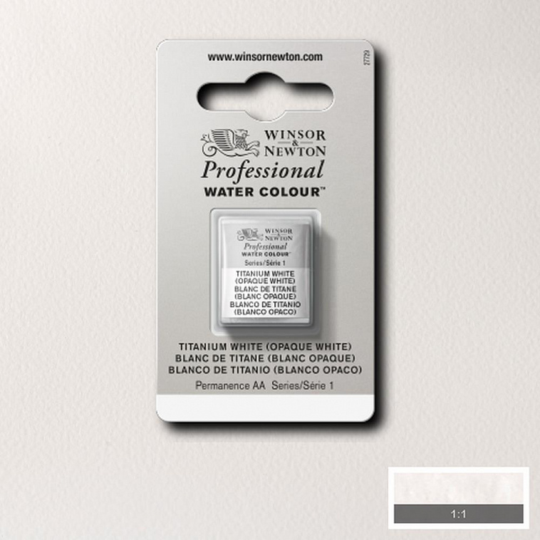 Акварель Winsor&Newton "Professional" в кювете Белый титан   606x758