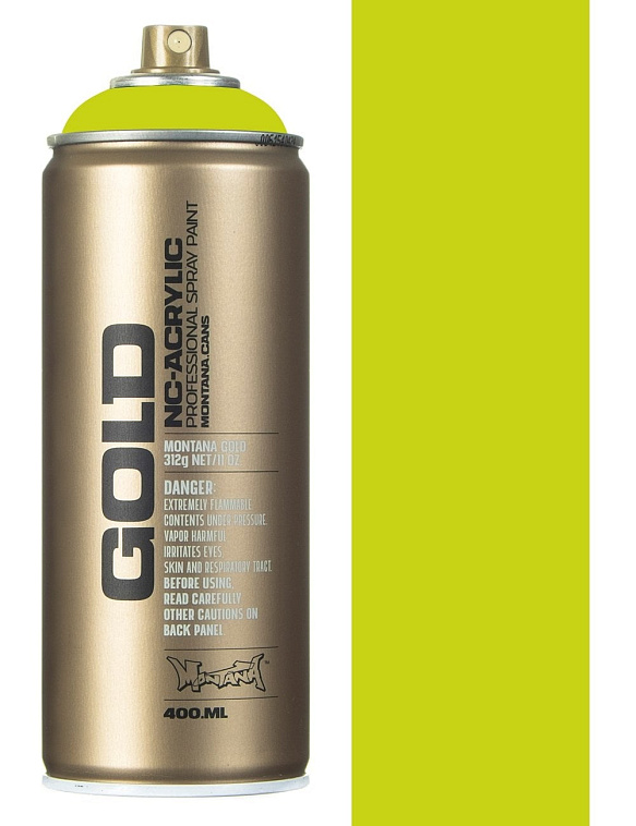 Краска для граффити Montana "Gold" 400 мл в аэрозоли, кислотная  606x758