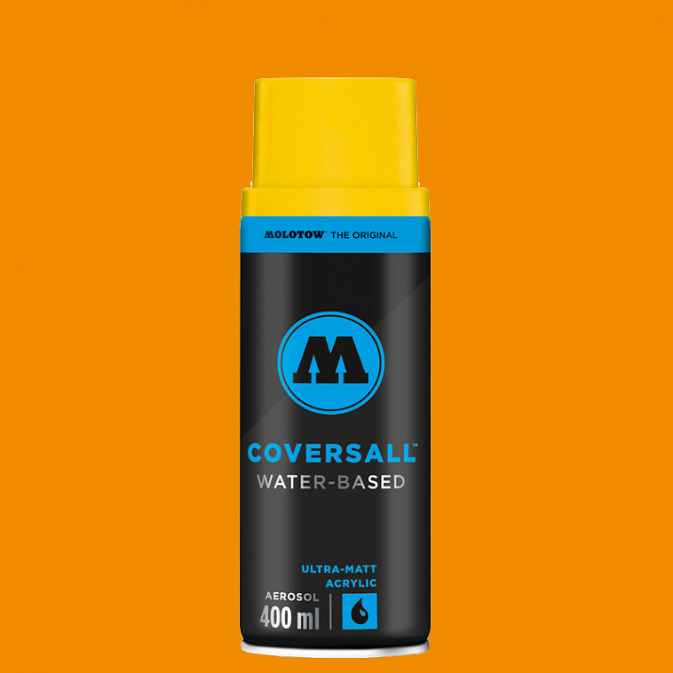 Акрил в аэрозоли Molotow "Coversall" 400 мл, Slider light orange 606x758