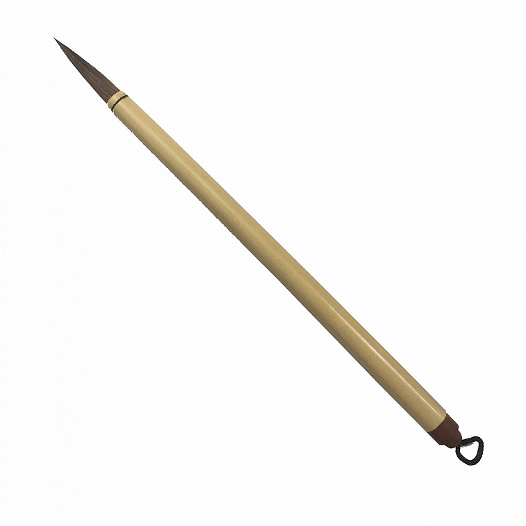 Кисть для каллиграфии HB-236-3, волос смешанный, ручка бамбуковая