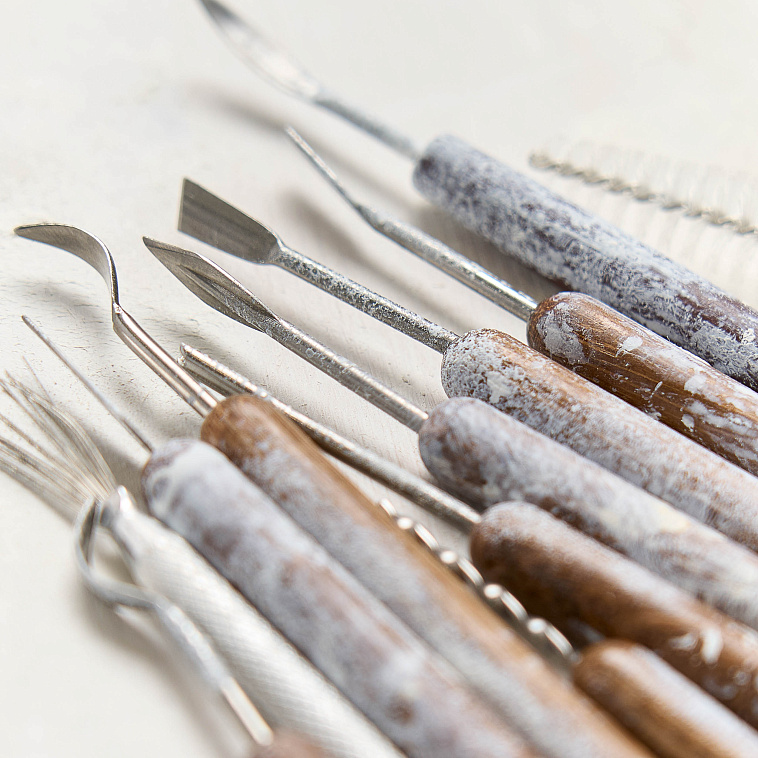 Набор стеков для лепки Малевичъ, 11 предметов 606x758