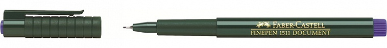 Ручка капиллярная Faber-Castell "Finepen" 0,4 мм, синий 606x758