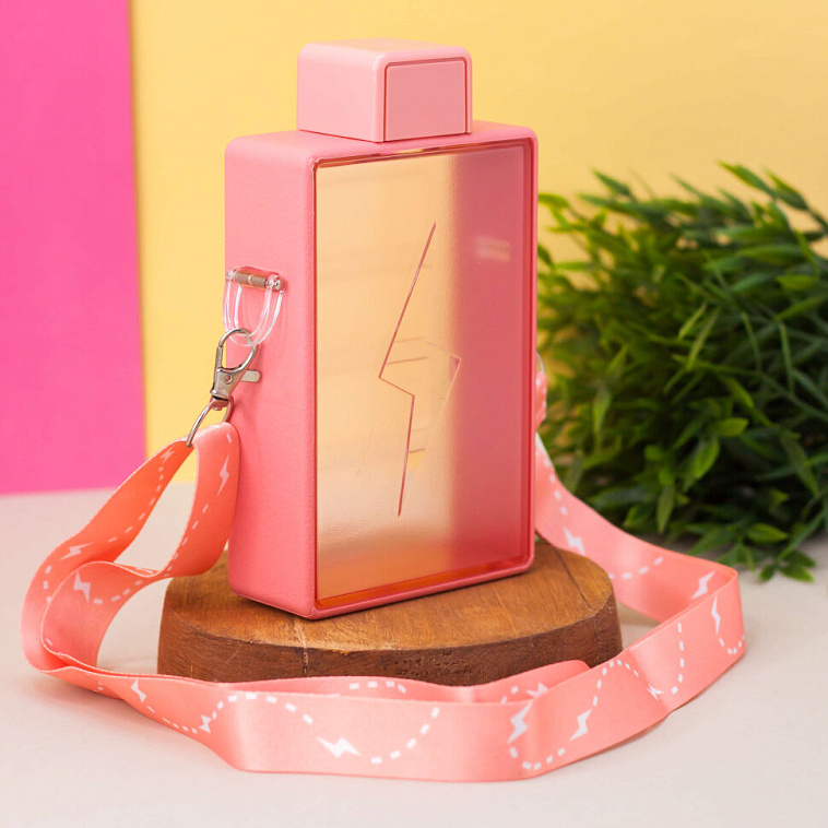 Бутылка "Battery", pink, 450 мл 606x758
