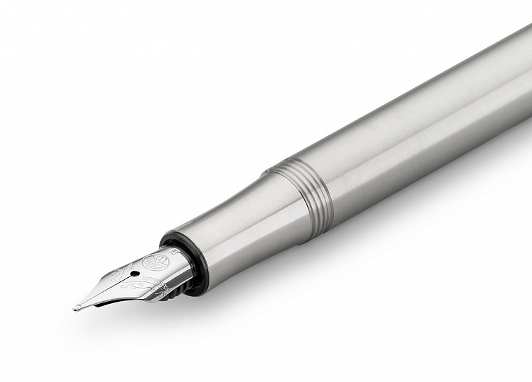 Ручка перьевая Kaweco LILIPUT Stainless Steel, цвет корпуса стальной