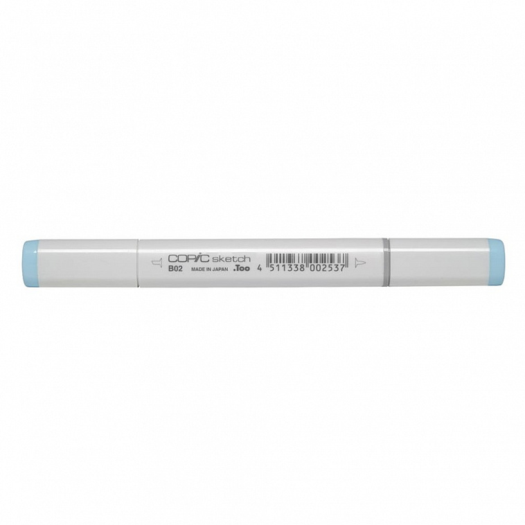 Маркер COPIC sketch B02 (синее яйцо малиновки, robins egg blue)  606x758