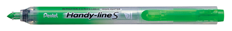 Маркер-выделитель текста автоматический Pentel "Handy-Lines" 1-4,5 мм, пулевидный, салатовый 606x758