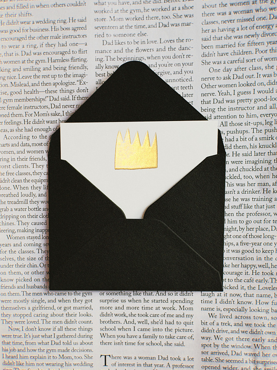 Набор для письма ISKVSSNO Crown (Корона) B7 606x758