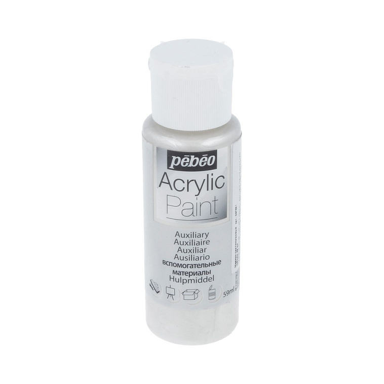 Медиум перламутровый PEBEO "Acrylic Paint" 59 мл 606x758