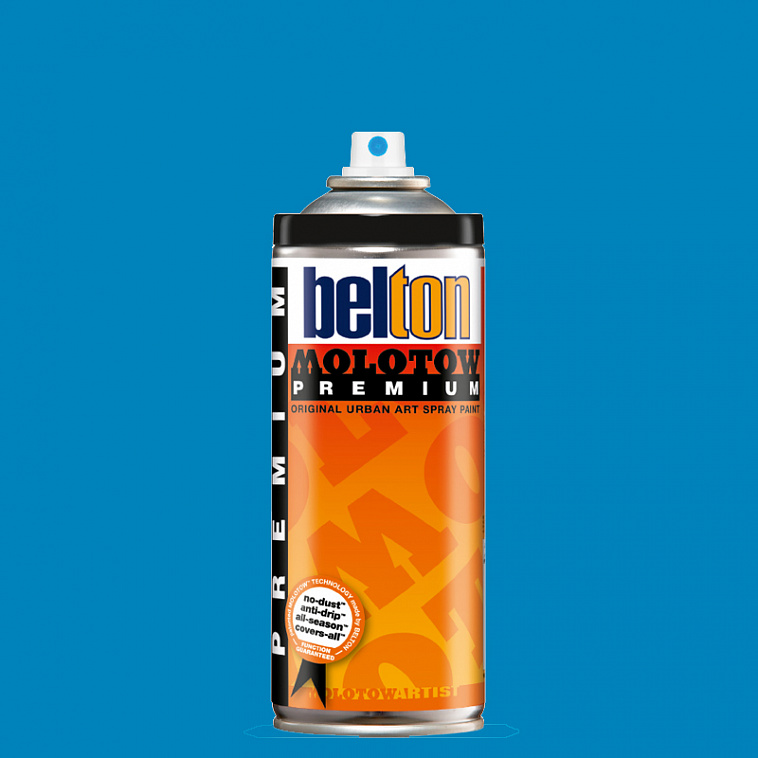 Аэрозольная краска Molotow Premium "belton" 400 мл  #243 TRANSPARENT ГОЛУБОЙ 606x758