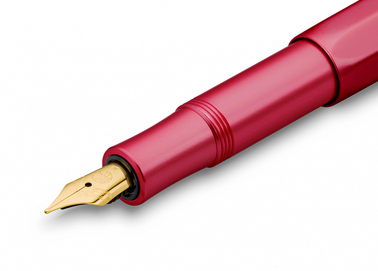 Ручка перьевая KAWECO Collection Ruby алюминиевый корпус в подарочном футляре