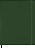 Записная книжка в клетку Moleskine "Classic" XLarge 19х25 см 192 стр, твердая обложка зеленая 5