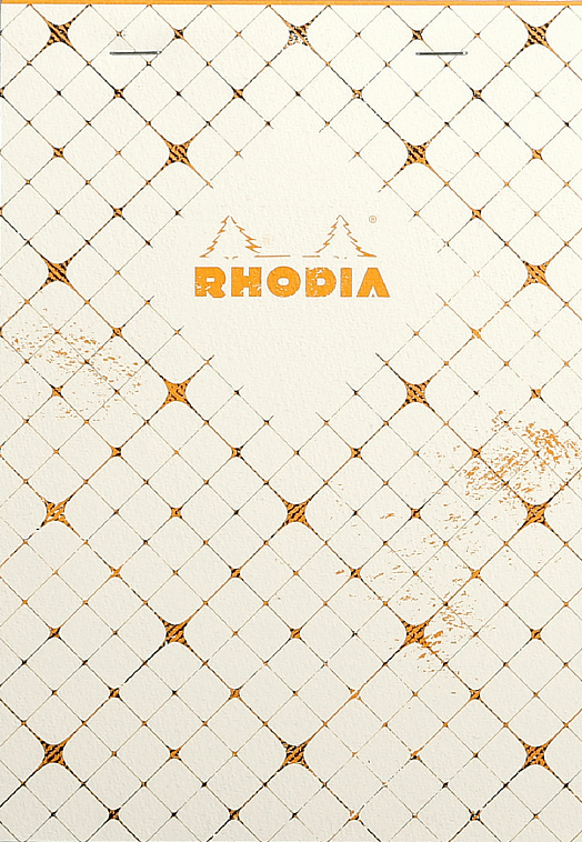 Блокнот в клетку Rhodia "Heritage quadrille  ivory" №16 А5 70 л 90 г, листы: слоновая кость
