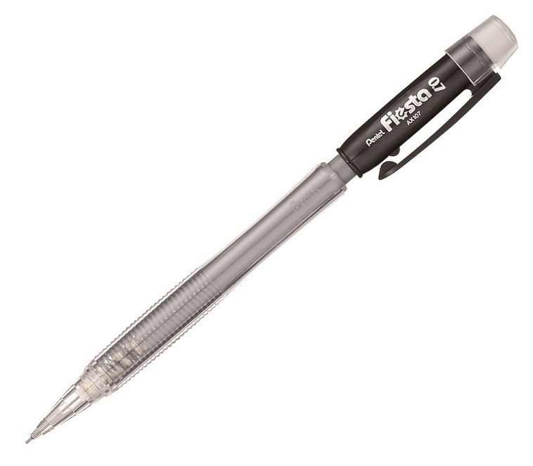 Карандаш автоматический Pentel Fiesta 0,7 мм, черный корпус 606x758