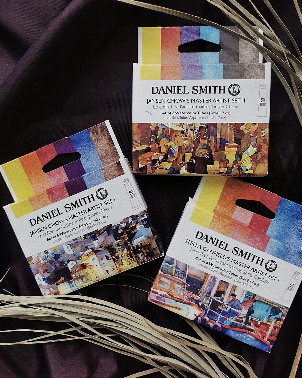 Набор акварели Daniel Smith Jansen Chow's Master Artist Set I, в тубах 6 цв*5 мл